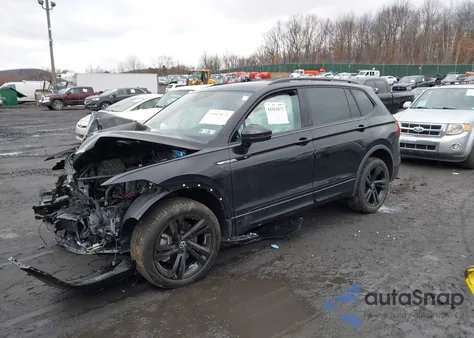 2024 Volkswagen Tiguan 2.0T Se R-Line Black from USA, damaged, VIN 3VV8B7AX3RM040201